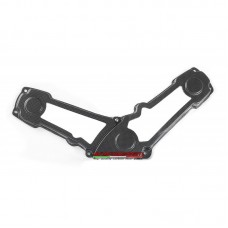 AviaCompositi Carbon Fiber And Clear Window Belt Covers for Ducati Monster and Supersport 600 / 750